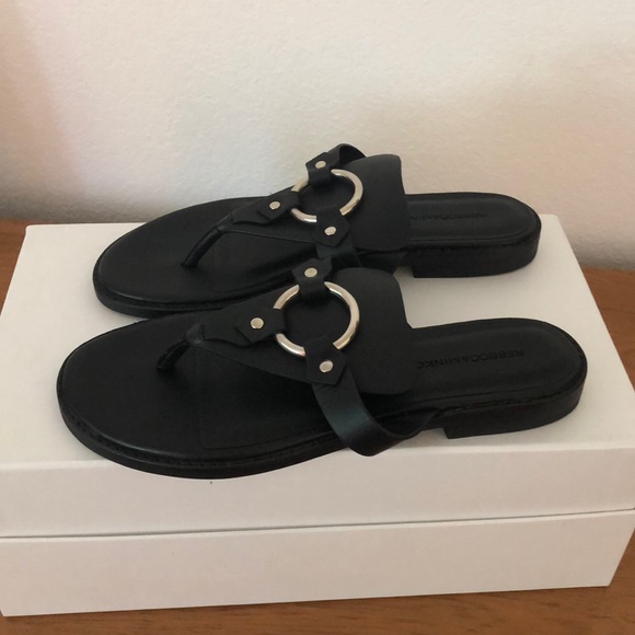Rebecca Minkoff Sheena Sandals Black Size 7 NWOT - Picture 2 of 6